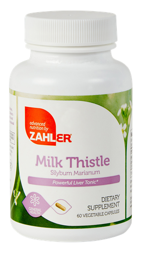 Milk Thistle 60 caps Advanced Nutrition by Zahler Z08131