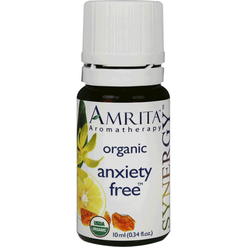 Anxiety Free Organic 10 ml Amrita Aromatherapy ANXIE