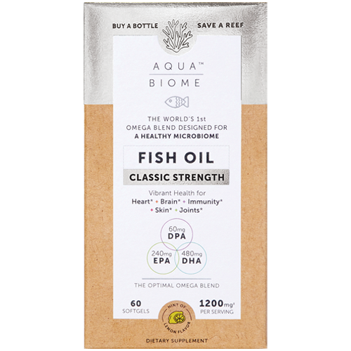 Aqua Biome  Fish Oil Cl Str 60 softgels Aqua Biome A80113