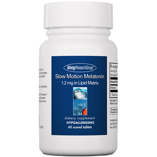 Slow Motion Melatonin 1.2mg 60 tabs Allergy Research Group A22316