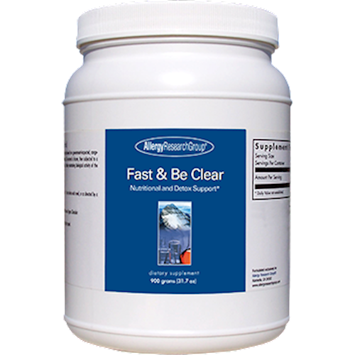 Fast & Be Clear 900 gms Allergy Research Group FAST