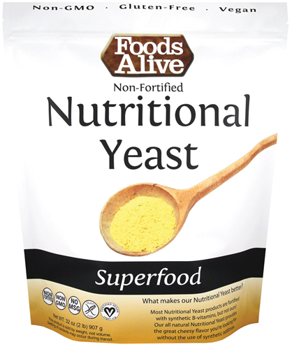 Nutritional Yeast Unfortified Foods Alive F80807