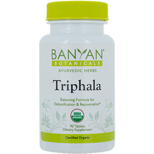 Triphala, Organic 90 tabs Banyan Botanicals TRIP4