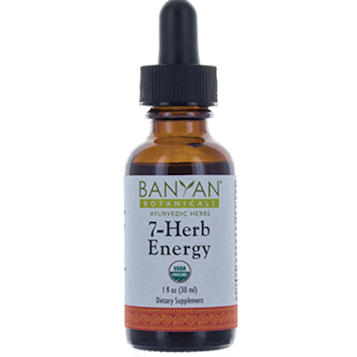 7 Herb Energy Liquid Organic 1 oz Banyan Botanicals B26519