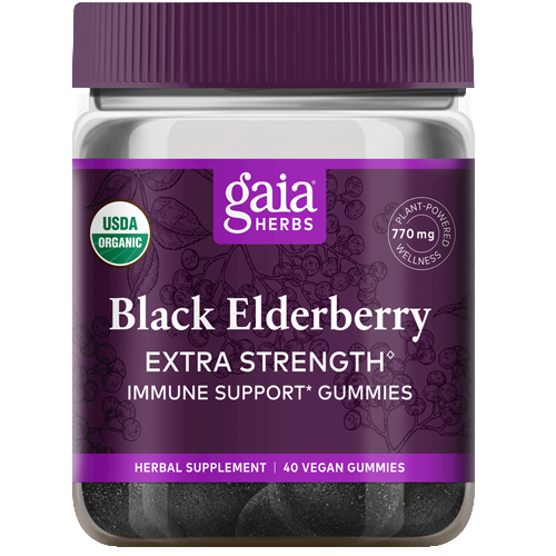 Black Elderberry Extra Strength Gaia Herbs G80040