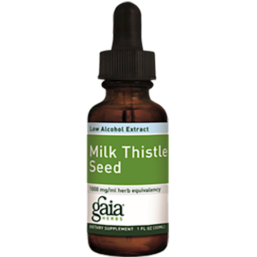 Milk Thistle Seed Low Alcohol Gaia Herbs MIL10