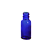 Boston Round Glass Bottle Blue 1 oz