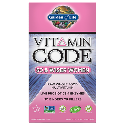 Vitamin Code 50 & Wiser Women's Multi Garden of Life G14189
