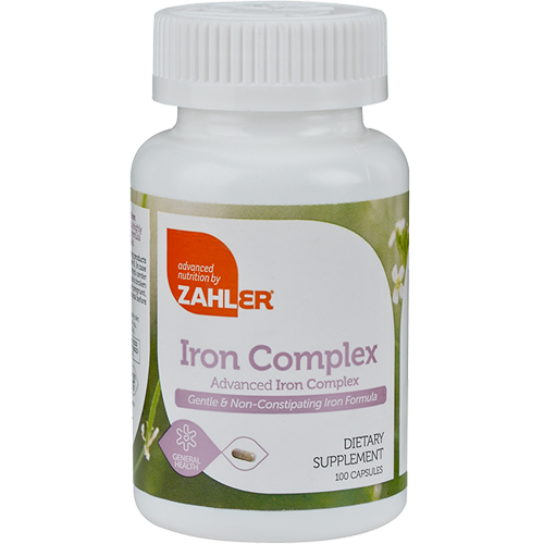 Iron Complex 100 caps Advanced Nutrition by Zahler Z80785