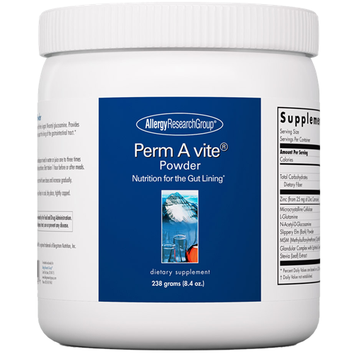 Perm A vite Powder 238 gms Allergy Research Group PERMA