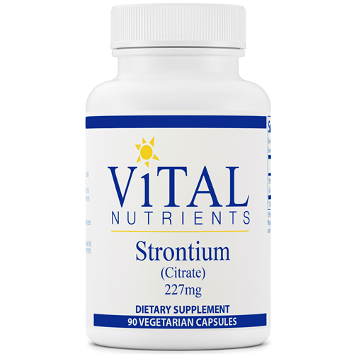 Strontium (Citrate) 227 mg 90 vegcaps Vital Nutrients STRON