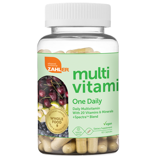 Multivitamin One Daily 60 caps Advanced Nutrition by Zahler Z80231