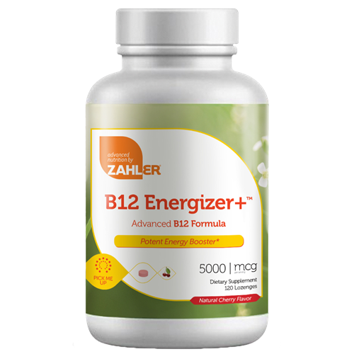 B12 Energizer + Cherry Flavor 120 loz Advanced Nutrition by Zahler Z08099