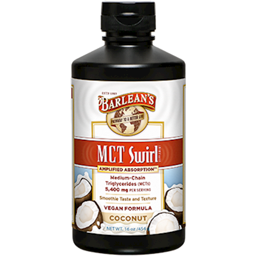 MCT Coconut Swirl 16 oz Barlean's Organic Oils B00475