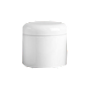 Polypropylene Jar w/ White Dome Cap  SKS Bottle & Packaging, Inc SK6204