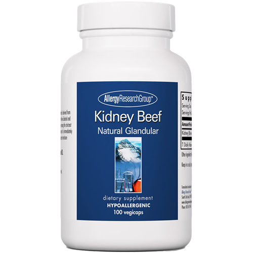 Kidney Beef 100 vcaps Allergy Research Group A72800