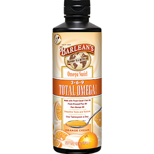 Total Omega 3-6-9 Orange Cream 16 oz Barlean's Organic Oils OMEG13