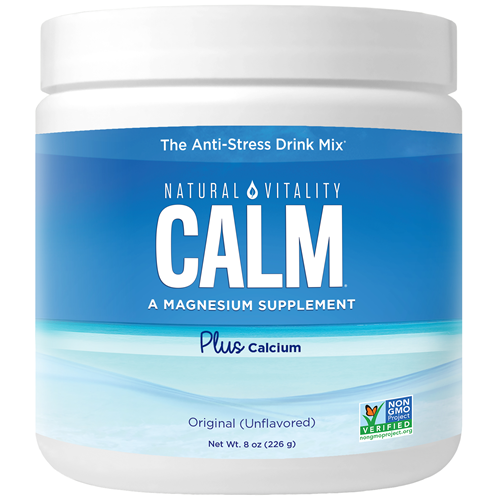 Natural Calm + Calcium (unflavored) 16oz Natural Vitality NV0971