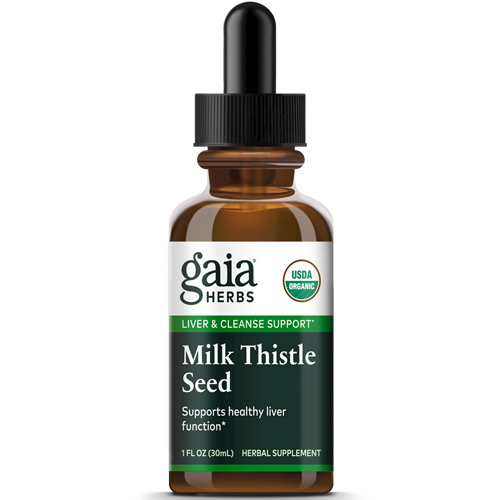 Milk Thistle Seed 1 oz Gaia Herbs MILK