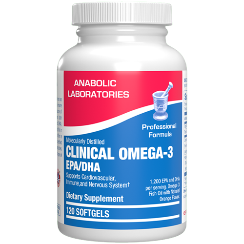 Clinical Omega-3 EPA/DHA 120 softgels Anabolic Laboratories A29431