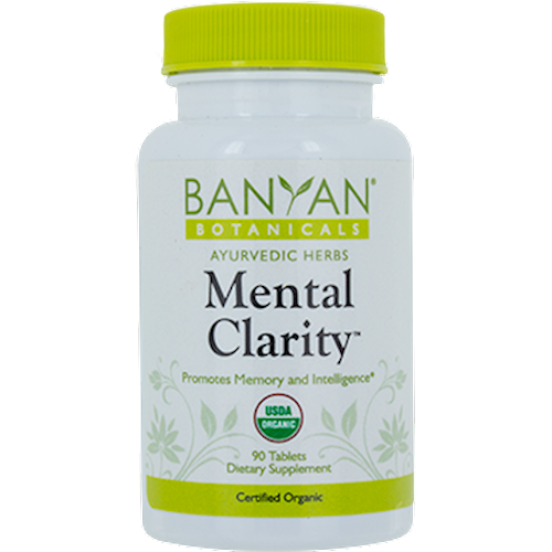 Mental Clarity 500 mg 90 tabs Banyan Botanicals MENT3