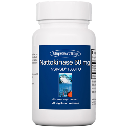 Nattokinase NSK-SD 90 vegcaps Allergy Research Group NATT6