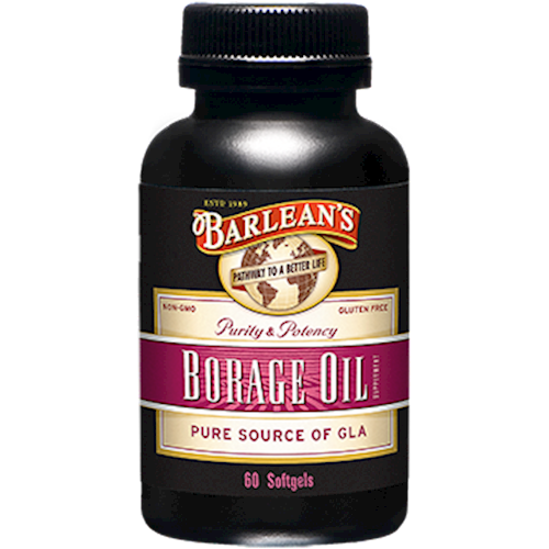 Borage Oil 1000 mg 60 gels Barlean's Organic Oils BOR19