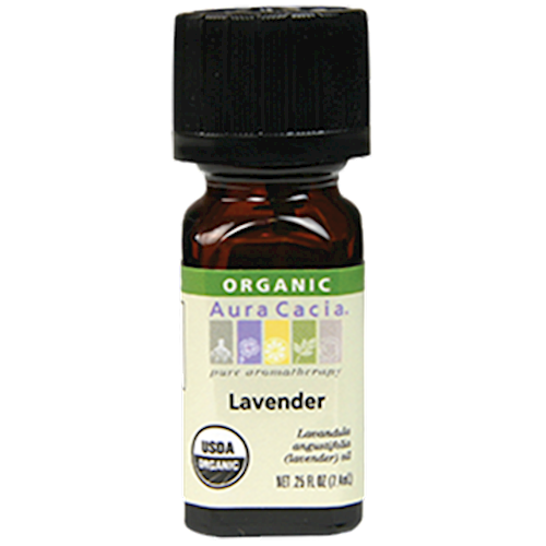 Lavender Organic Essential Oil .25 oz Aura Cacia A08010