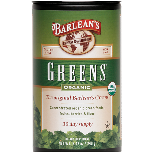 Greens Organic Powder 8.47 oz Barlean's Organic Oils GREE1