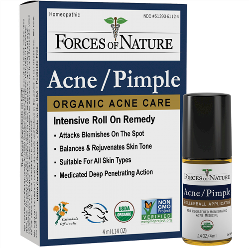 Acne/Pimple Control  Organic .14 fl oz Forces of Nature F01111