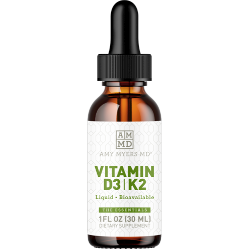 Vitamin D3/K2 Liquid 1 fl oz Amy Myers MD A90376