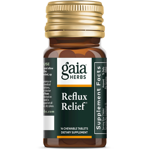 Reflux Relief 14 tabs Gaia Herbs C09045