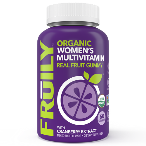 Fruily Organic Women's Multi Vitamin Real Fruit Gummy Fruily F55614