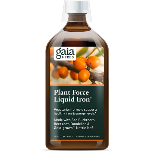 PlantForce Liquid Iron Gaia Herbs G94016