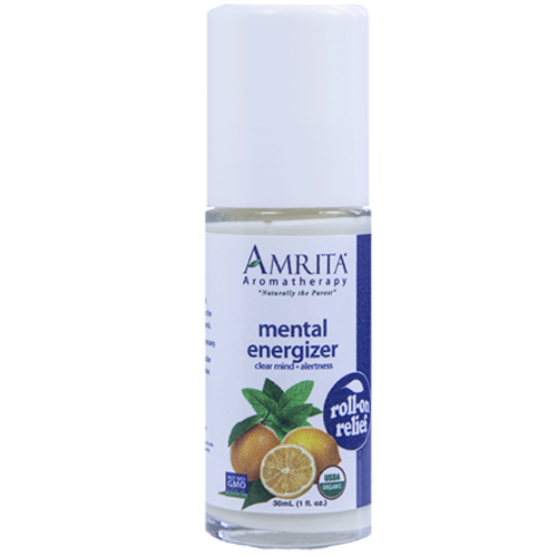Mental Energizer Roll-On Relief 1 fl oz Amrita Aromatherapy A17605
