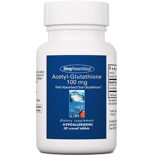 Acetyl-Glutathione 100 mg 60 tabs Allergy Research Group ACG16