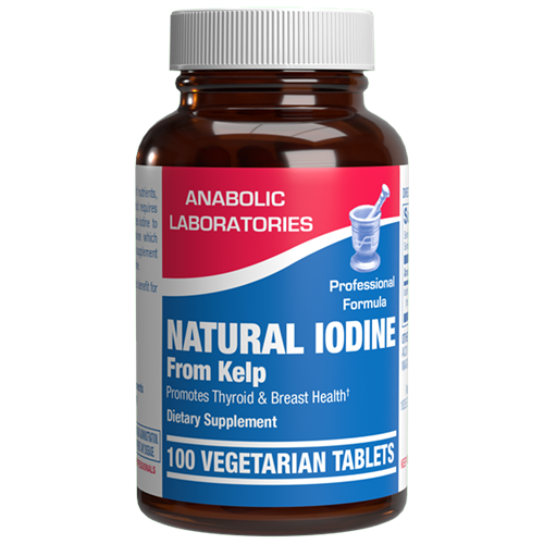Iodine from Kelp 100 vegtabs Anabolic Laboratories A43504