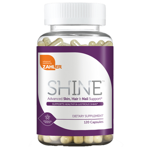 SHINE Skin Hair & Nail Support 120 caps Advanced Nutrition by Zahler Z82077