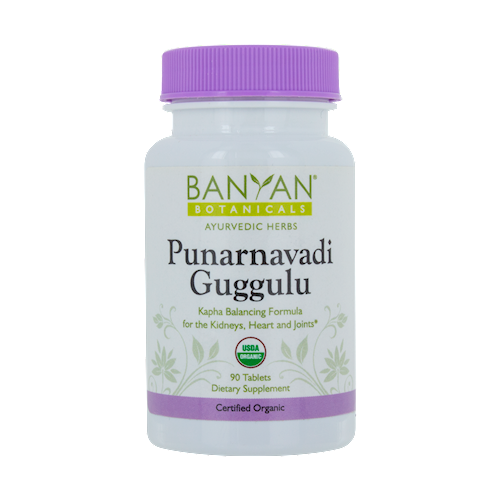 Punarnavadi Guggulu 300 mg 90 tabs Banyan Botanicals PUNAR