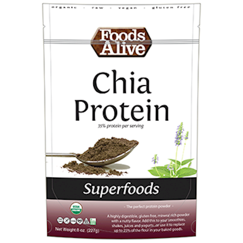 Chia Protein Powder Organic Foods Alive FAL430
