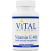 Vitamin E 400 (with mixed tocopherols) Vital Nutrients ECA11