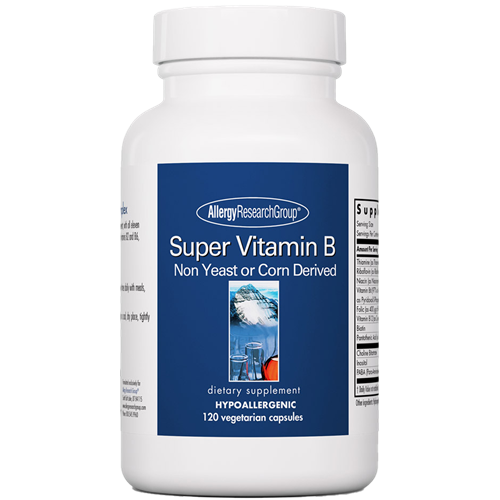 Super Vitamin B Complex 120 caps Allergy Research Group SUPE2