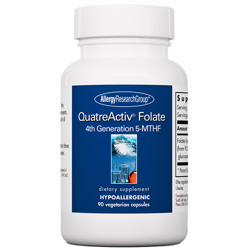 QuatreActiv Folate 90 vcaps Allergy Research Group A65306