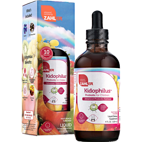 Kidophilus-Fruit Punch 4 fl oz Advanced Nutrition by Zahler Z81546
