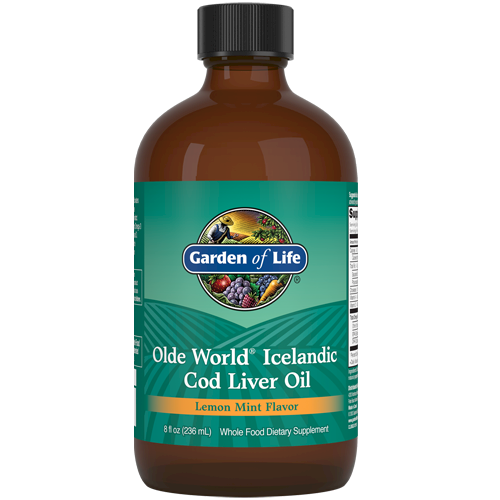 Olde World Icelandic Cod Liver Oil Garden of Life G11362
