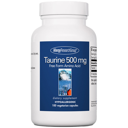 Taurine 500 mg 100 caps Allergy Research Group TAURI