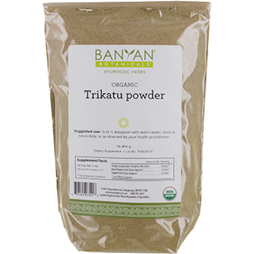 Trikatu Powder (Organic) 1lb Banyan Botanicals B75438