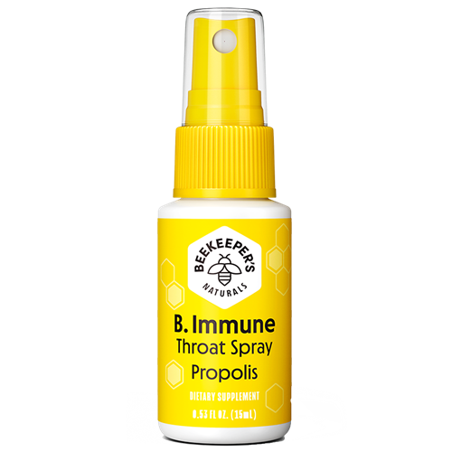 B.Immune Propolis Throat Spray 0.53 oz Beekeeper's Naturals B42010
