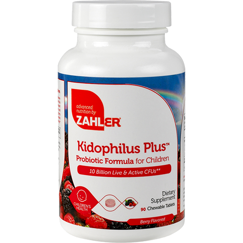 Kidophilus Plus 90 tabs Advanced Nutrition by Zahler Z81201