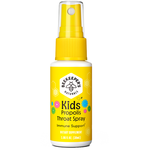 Kids Propolis Throat Spray 1.06 fl oz Beekeeper's Naturals B42195